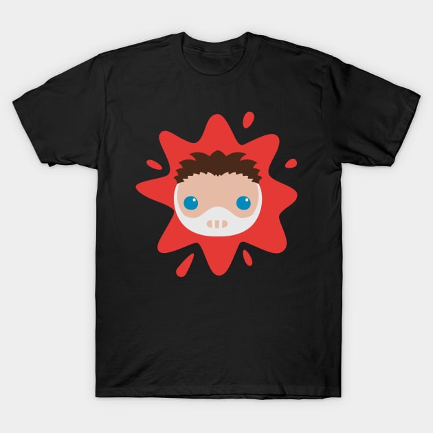 Cute Will Graham with Hannibal Mask T-Shirt by OrionLodubyal